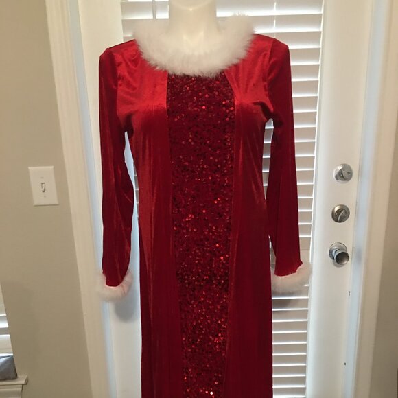 NEW Christmas Dress w/ Sequins  34 Bust So Gorgeous - Picture 5 of 8